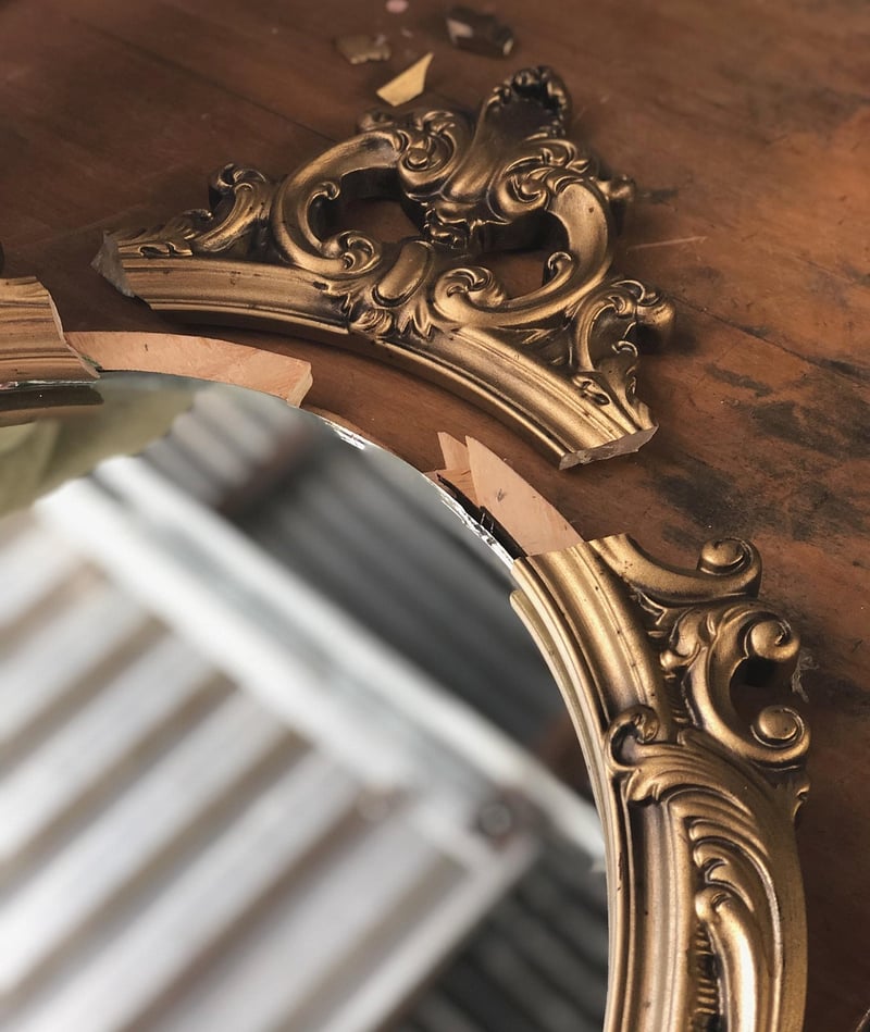 gilded mirror